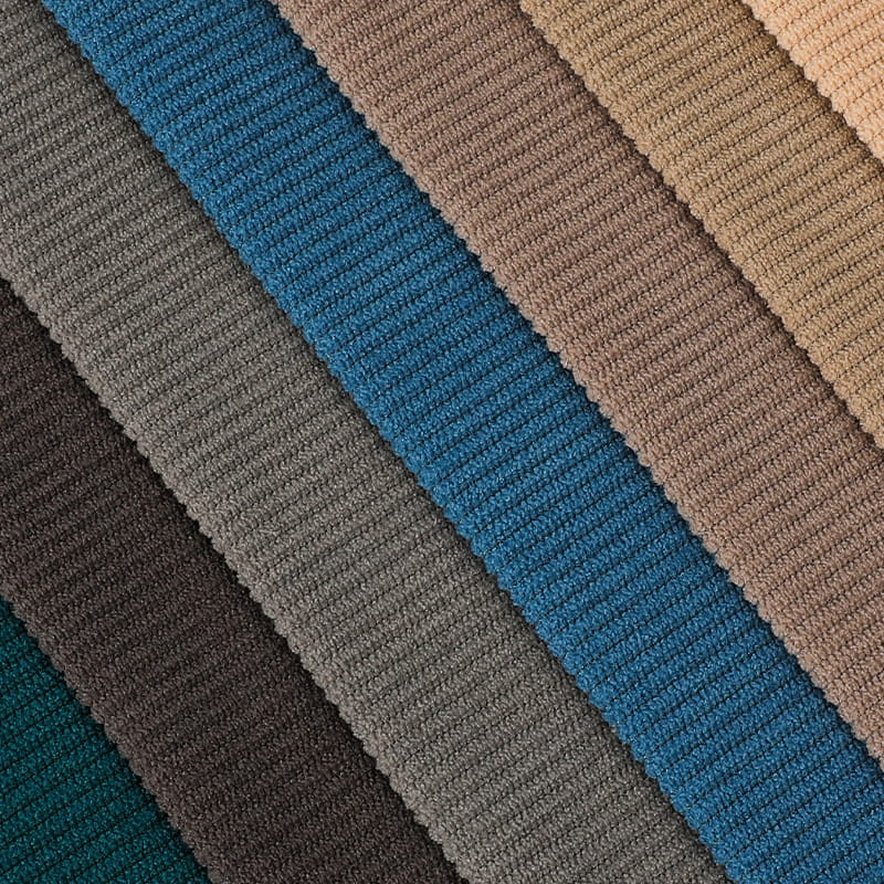 Tissu en velours côtelé pour les meubles de canapé