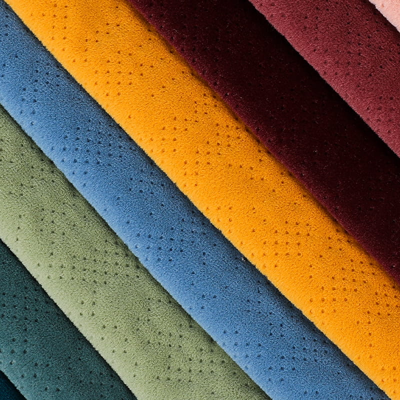 Tissu canapé en velours à ultrasons molles